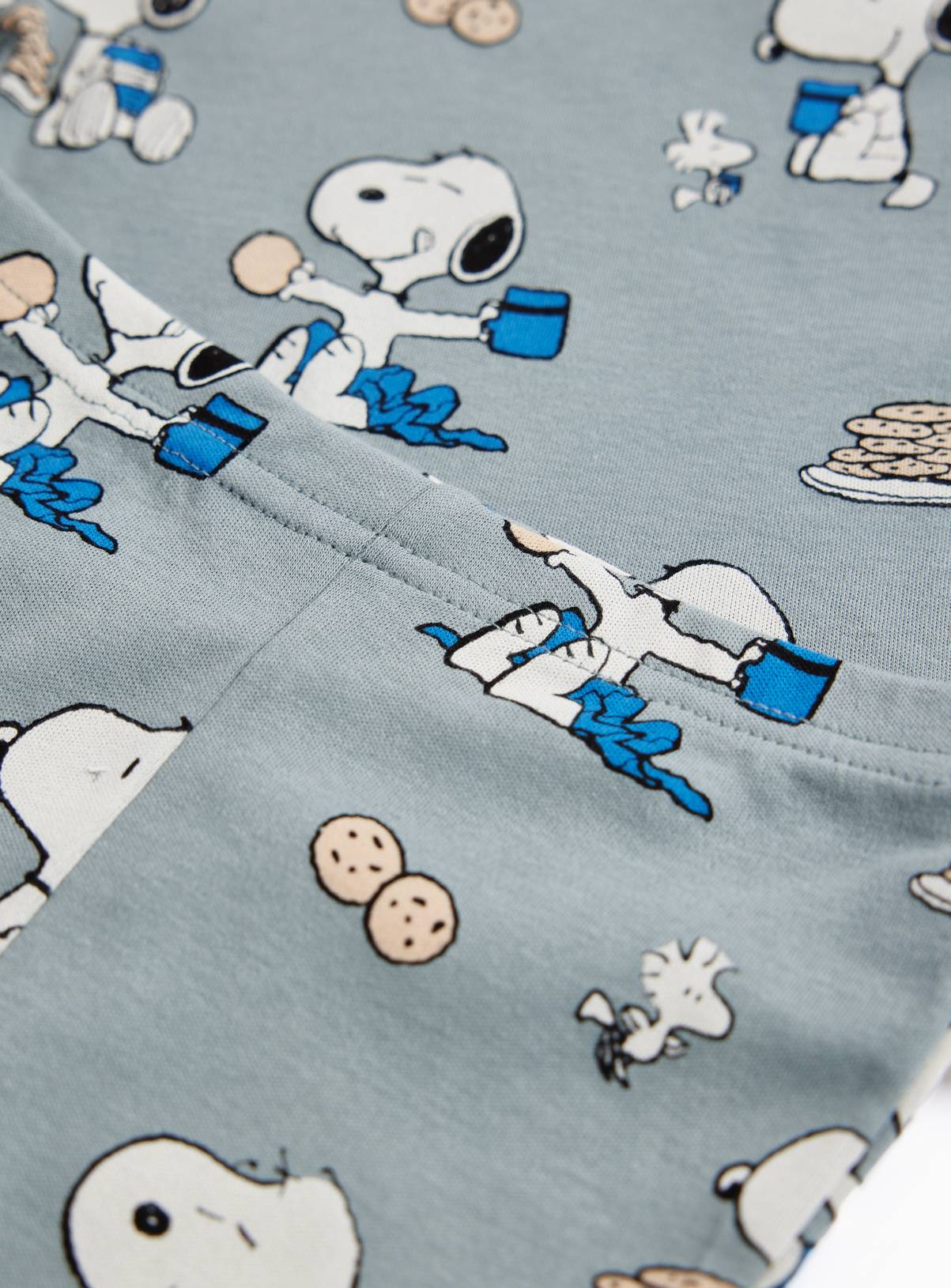 Snoopy Repeat Print Pyjamas Up to 3 mths - Image 2
